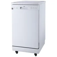 Danby 18" 52dB Portable Dishwasher (DDW1805EWP) - White