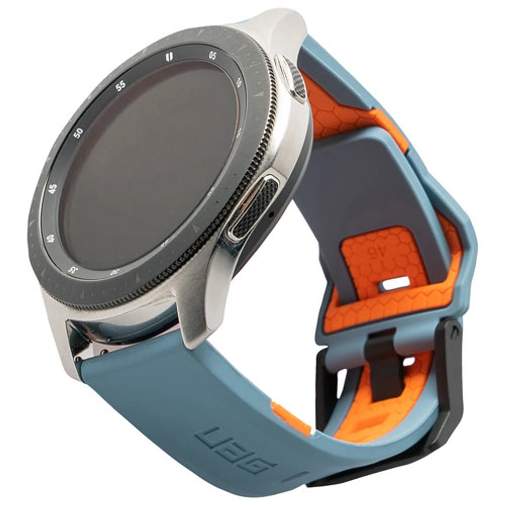 UAG Civilian 46mm Silicone Strap for Samsung Galaxy Watch - Slate/Orange