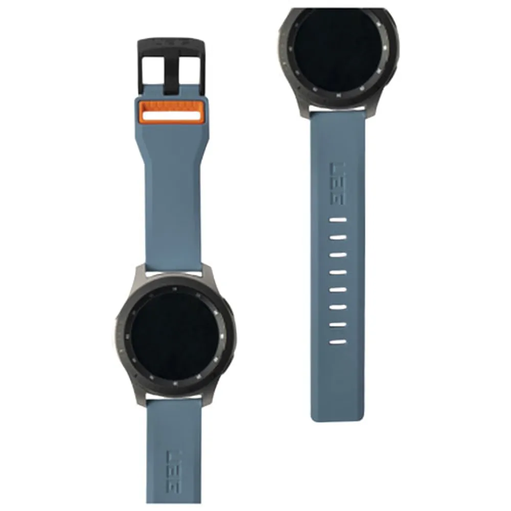 UAG Civilian 46mm Silicone Strap for Samsung Galaxy Watch - Slate/Orange