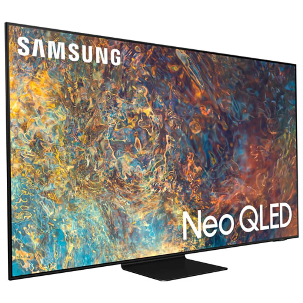 Téléviseur intelligent Tizen HDR QLED miniDEL UHD 4K 85 po de Samsung (QN85QN90AAFXZC) - 2021 - Noir titan