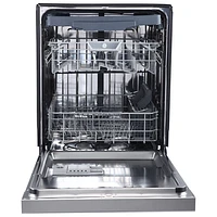 GE Profile 24" 45dB Built-In Dishwasher with Stainless Steel Tub & Third Rack (PBF665SSPFS) -Stainless