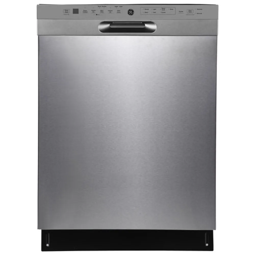 GE 24" 48dB Built-In Dishwasher with Stainless Steel Tub & Third Rack (GBF655SSPSS) -Stainless Steel