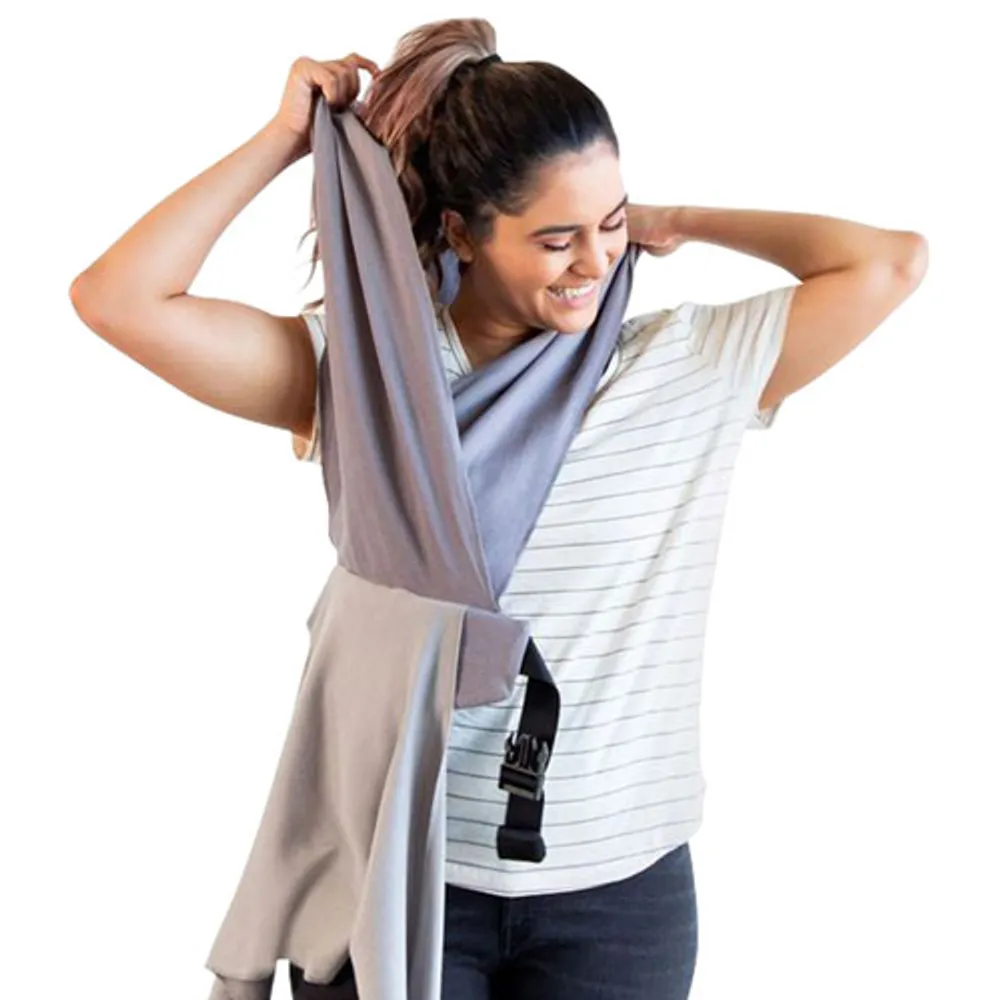 Moby Easy-Wrap Front Wrap Carrier - Smoked Pearl