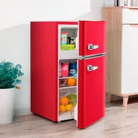 Insignia 3.1 Cu. Ft. Freestanding Bar Fridge (NS-CFR32RD1) - Red - Only at Best Buy