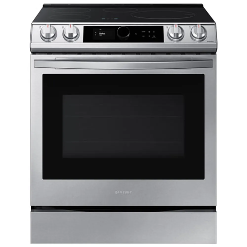 Samsung 30" 6.3 Cu. Ft. True Convection Slide-In Induction Range (NE63T8911SS) - Stainless Steel