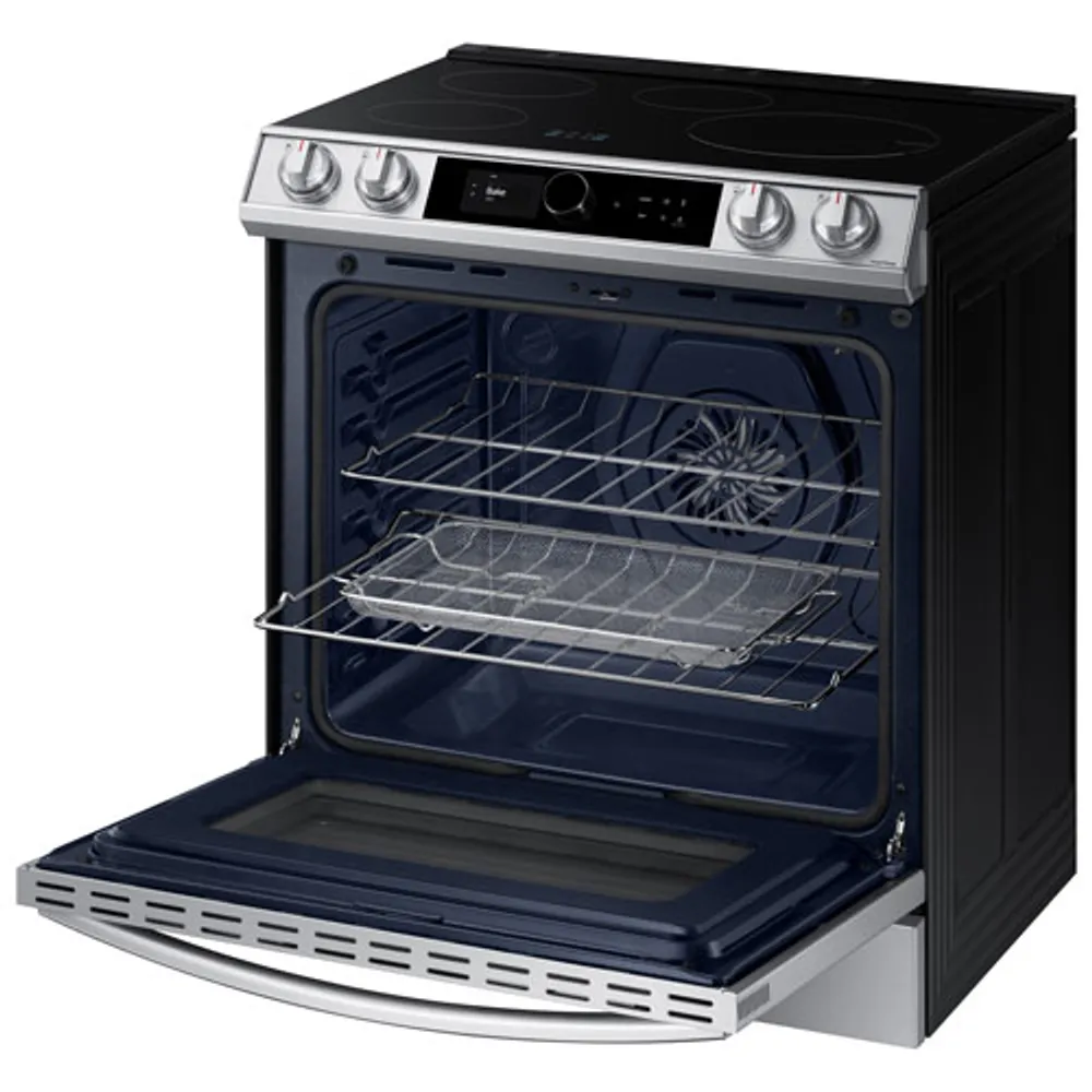 Samsung 30" 6.3 Cu. Ft. True Convection Slide-In Induction Range (NE63T8911SS) - Stainless Steel