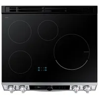 Samsung 30" 6.3 Cu. Ft. True Convection Slide-In Induction Range (NE63T8911SS) - Stainless Steel