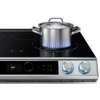 Samsung 30" 6.3 Cu. Ft. True Convection Slide-In Induction Range (NE63T8911SS) - Stainless Steel