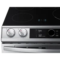 Samsung 30" 6.3 Cu. Ft. Double Oven Slide-In Induction Range (NE63T8951SS) - Stainless Steel