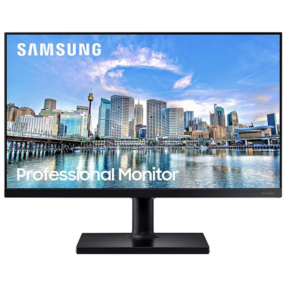 Moniteur DEL IPS HD intégrale 75 Hz de 22 po de Samsung avec temps de réponse de 5 ms gris à gris (LF22T454FQNXGO) - Noir