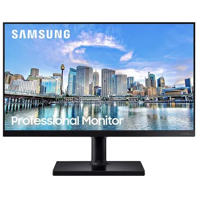 Moniteur DEL IPS HD intégrale 75 Hz de 22 po de Samsung avec temps de réponse de 5 ms gris à gris (LF22T454FQNXGO) - Noir