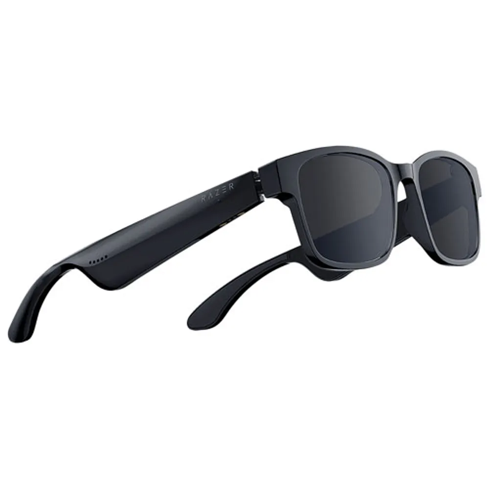 Razer Anzu Smart Bluetooth Audio Sunglasses - Square - Large to XL - Black