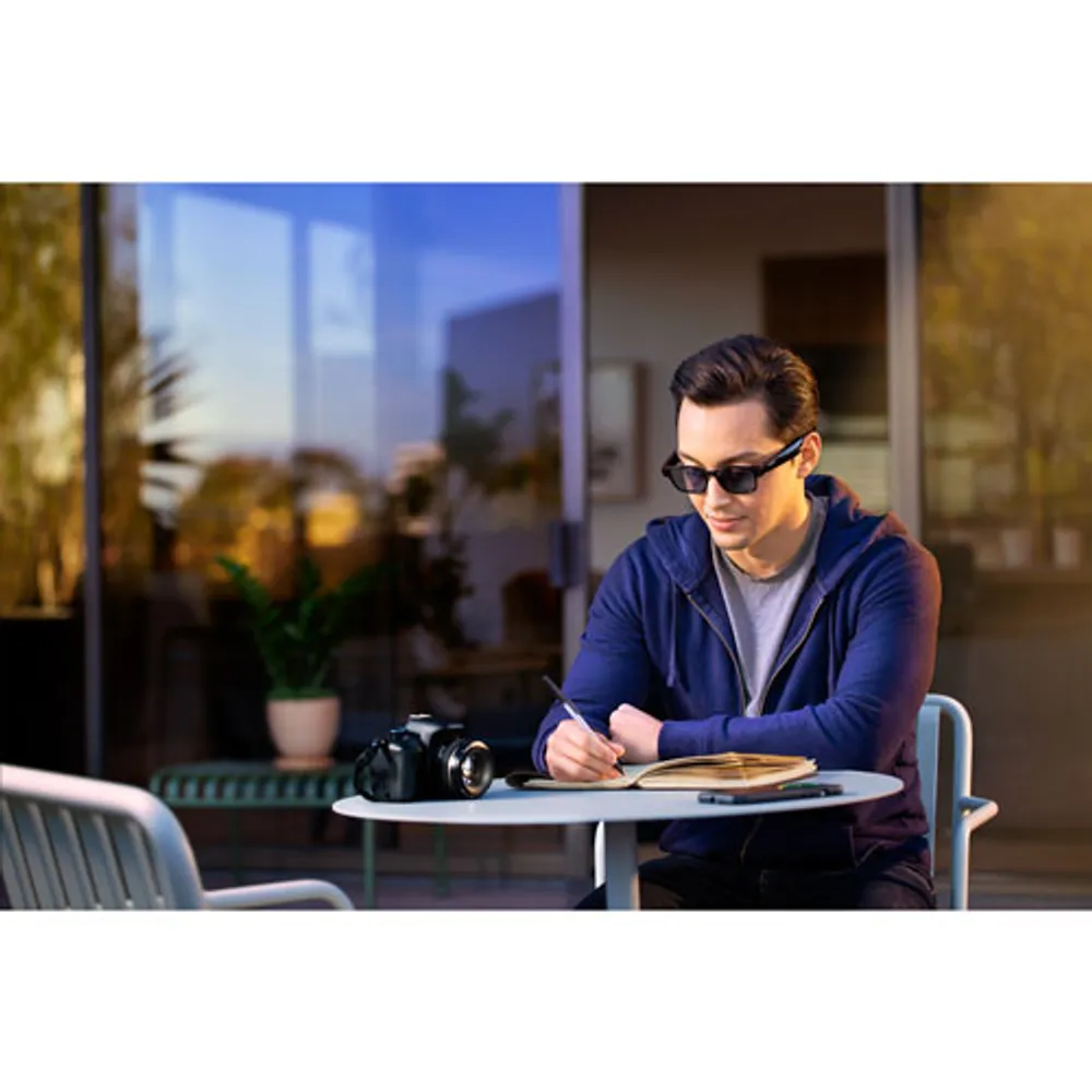 Razer Anzu Smart Bluetooth Audio Sunglasses - Square - Small to Med/Large - Black