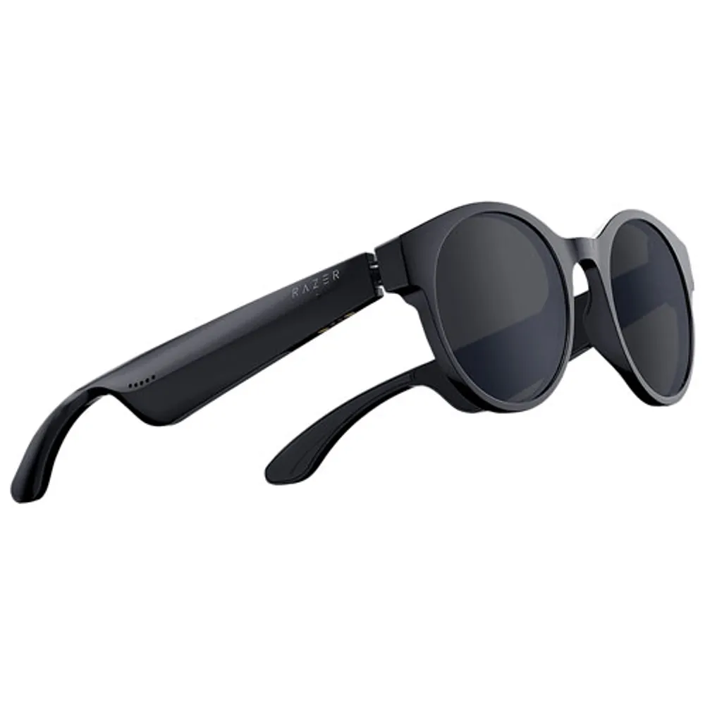 Razer Anzu Smart Bluetooth Audio Sunglasses - Round - Small to Med/Large - Black