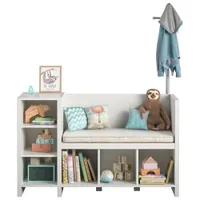 Ameriwood Home Tyler Storage Bench and Coat Rack