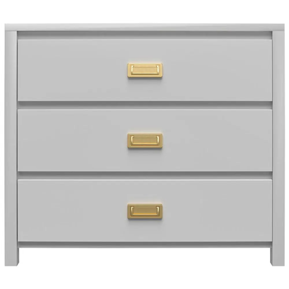 Monarch Hill Haven Contemporary 3-Drawer Dresser - Grey