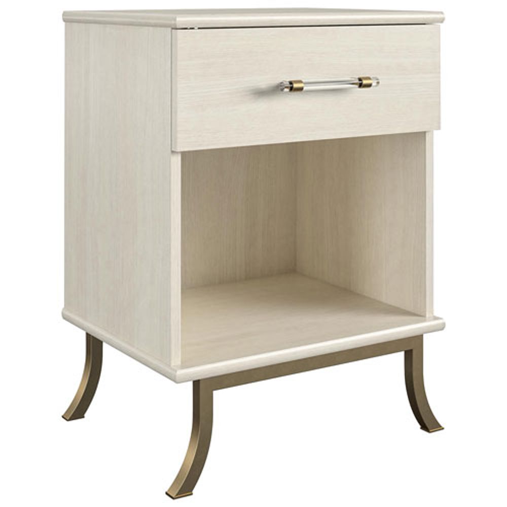 Monarch Hill Clementine Contemporary 1-Drawer Kids Nightstand - Ivory Oak