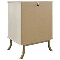 Monarch Hill Clementine Contemporary 1-Drawer Kids Nightstand - Ivory Oak