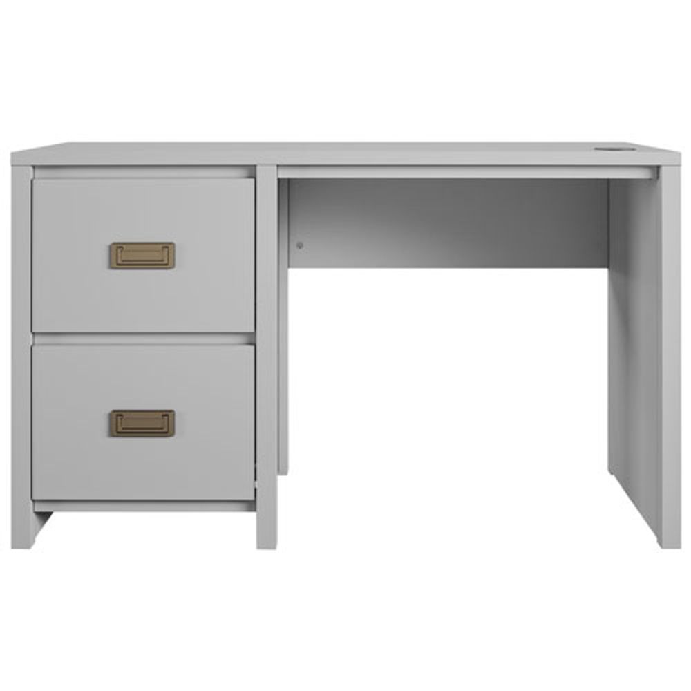 Monarch Hill Haven Single Pedestal Kids’ Desk - Dove Grey