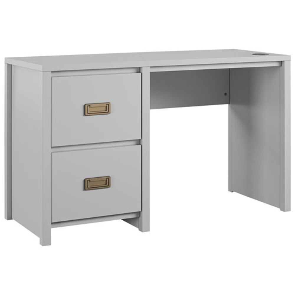 Monarch Hill Haven Single Pedestal Kids’ Desk - Dove Grey