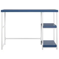 Sofia Kids Desk with 2-Reversible Shelves - Navy/Grey