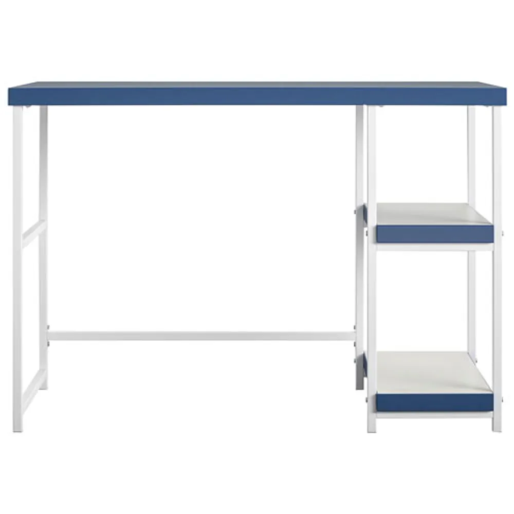 Bureau pour enfants avec 2 tablettes réversibles Sofia - Bleu marine/Gris