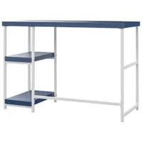 Bureau pour enfants avec 2 tablettes réversibles Sofia - Bleu marine/Gris