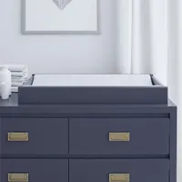 Little Seeds Changing Table Topper - Navy