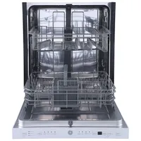 GE 24" 52dB Built-In Dishwasher with Stainless Steel Tub (GBP534SGPWW) - White