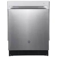 GE 24" 52dB Built-In Dishwasher with Stainless Steel Tub (GBP534SSPSS) - Stainless Steel