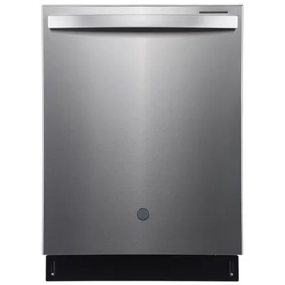 Lave-vaisselle encastrable 24 po 45 dB cuve inox et 3e panier Profile de GE (PBT865SSPFS) - Inox