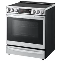 LG 30" 6.3 Cu. Ft. True Convection 5-Element Slide-In Electric Air Fry Range (LSEL6337F) - Stainless