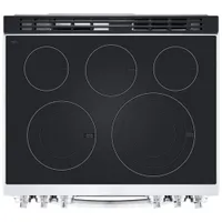 LG 30" 6.3 Cu. Ft. True Convection 5-Element Slide-In Electric Air Fry Range (LSEL6337F) - Stainless