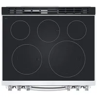 LG 30" 6.3 Cu. Ft. True Convection 5-Element Slide-In Electric Air Fry Range (LSEL6335F) - Stainless