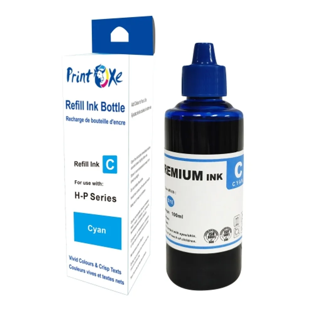 Refill Ink Printer Pack de 5 bouteilles d'encre compatible CANON