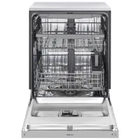 Lave-vaisselle encastrable 24 po 48 dB avec troisième panier de LG (LDFN4542S) - Inox