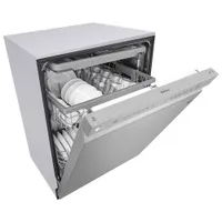 Lave-vaisselle encastrable 24 po 48 dB avec troisième panier de LG (LDFN4542S) - Inox