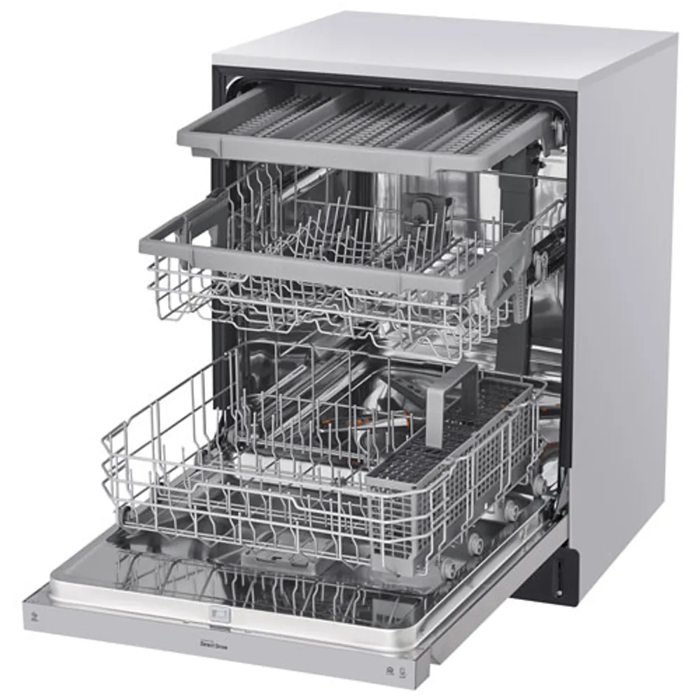 LG 24" 48dB Built-In Dishwasher w/ Third Rack (LDFN4542S) - Stainless Steel