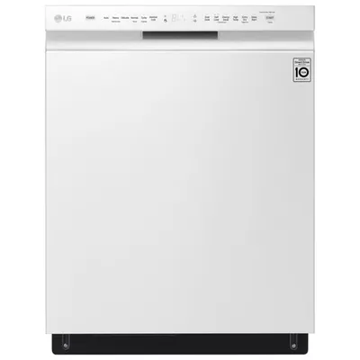 LG 24" 48dB Built-In Dishwasher with Third Rack (LDFN4542W) - White