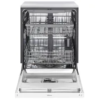 LG 24" 48dB Built-In Dishwasher with Third Rack (LDFN4542W) - White