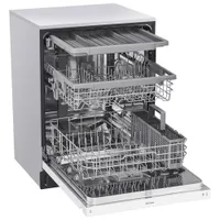 LG 24" 48dB Built-In Dishwasher with Third Rack (LDFN4542W) - White