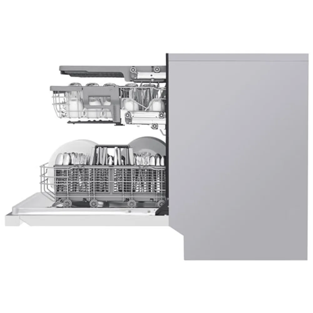 LG 24" 48dB Built-In Dishwasher with Third Rack (LDFN4542W) - White