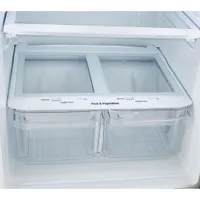 LG 30" 20.2 Cu. Ft. Top Freezer Refrigerator with LED Lighting (LTCS20020W) - White