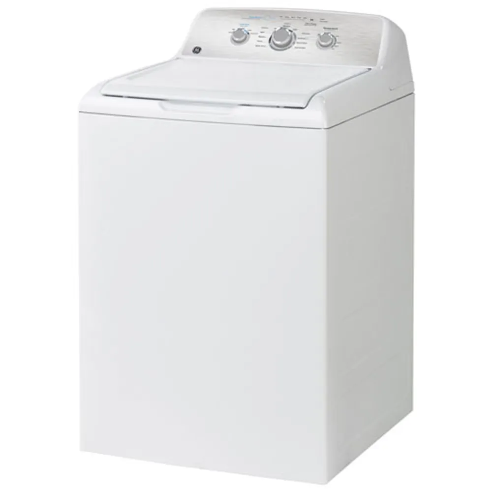GE 4.4 Cu. Ft. High Efficiency Top Load Washer (GTW331BMRWS) - White