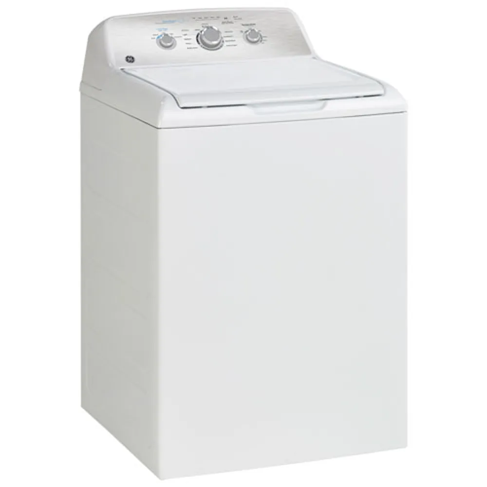 GE 4.4 Cu. Ft. High Efficiency Top Load Washer (GTW331BMRWS) - White