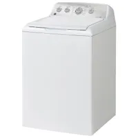 GE 4.9 Cu. Ft. High Efficiency Top Load Washer (GTW451BMRWS) - White