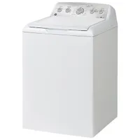 GE 4.9 Cu. Ft. High Efficiency Top Load Washer (GTW490BMRWS) - White