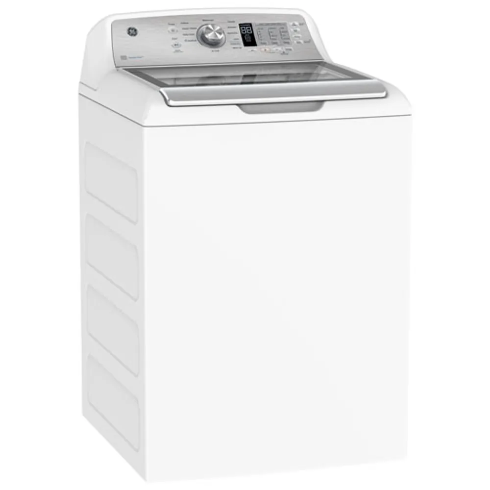 GE 5.3 Cu. Ft. High Efficiency Top Load Washer (GTW680BMRWS) - White