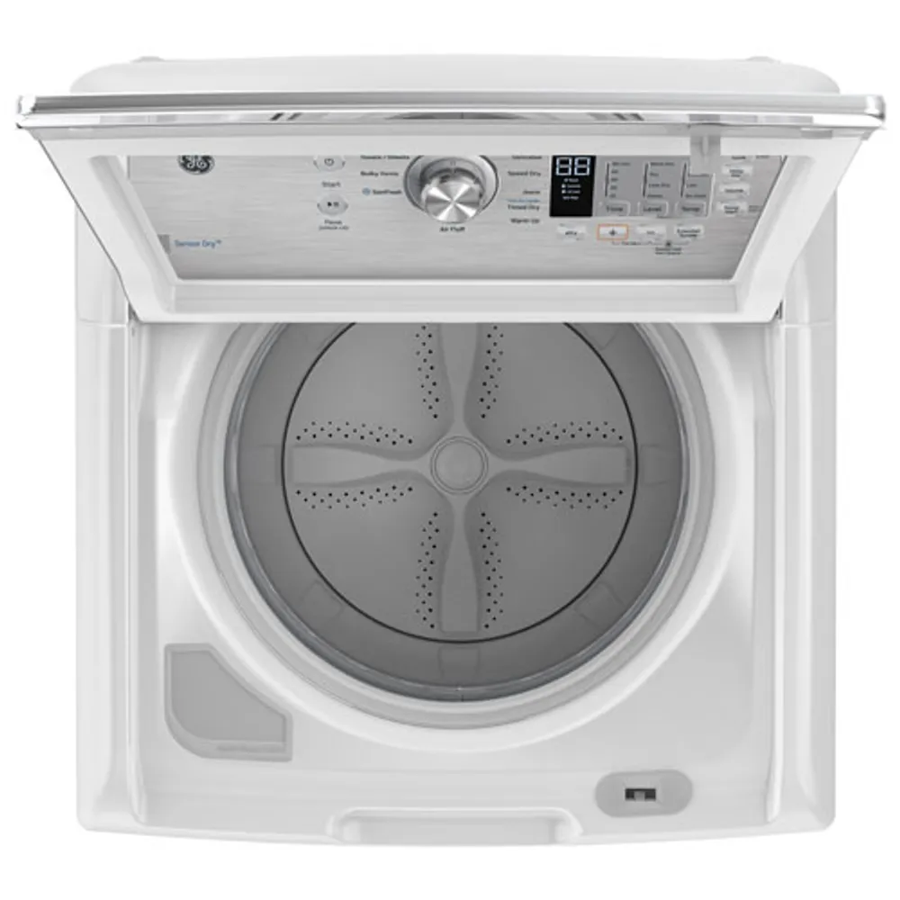 GE 5.3 Cu. Ft. High Efficiency Top Load Washer (GTW680BMRWS) - White