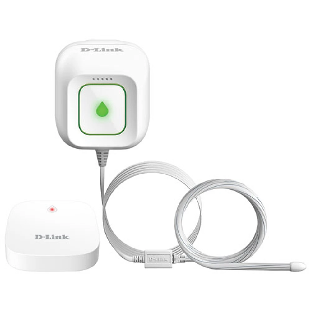 D-Link mydlink Wi-Fi Smart Water Leak Sensor Starter Kit (DCH-S1621KT)